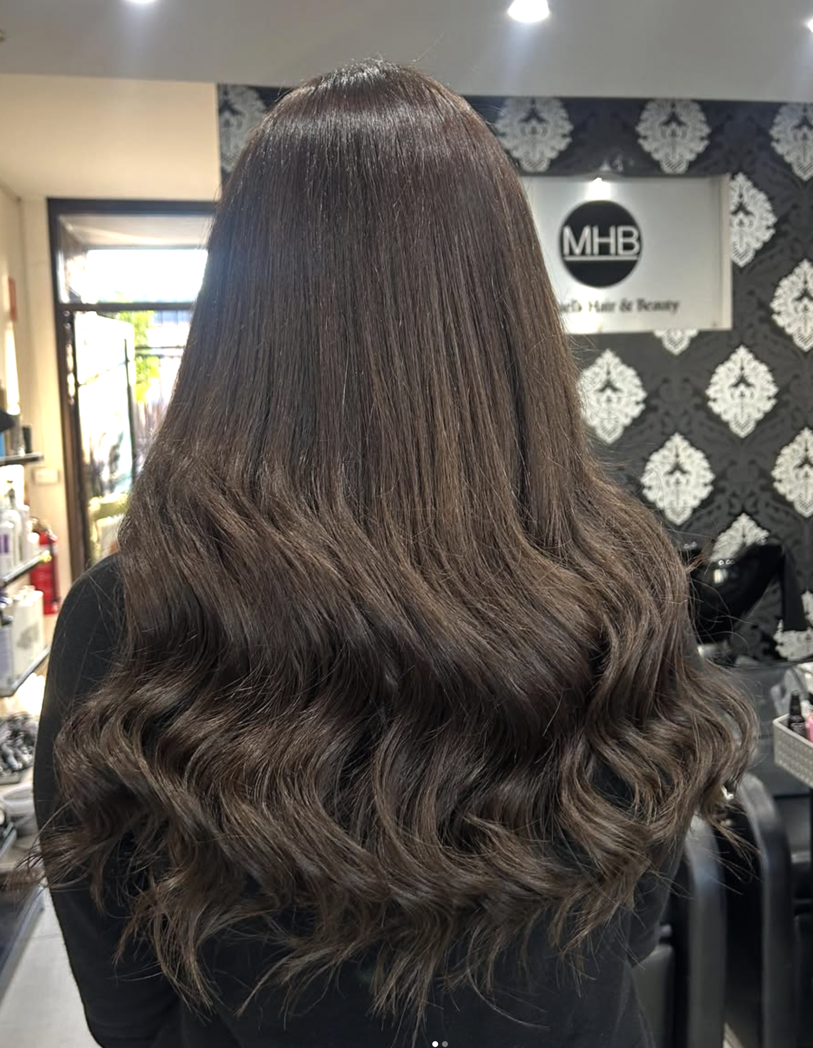 Soft salon colour result