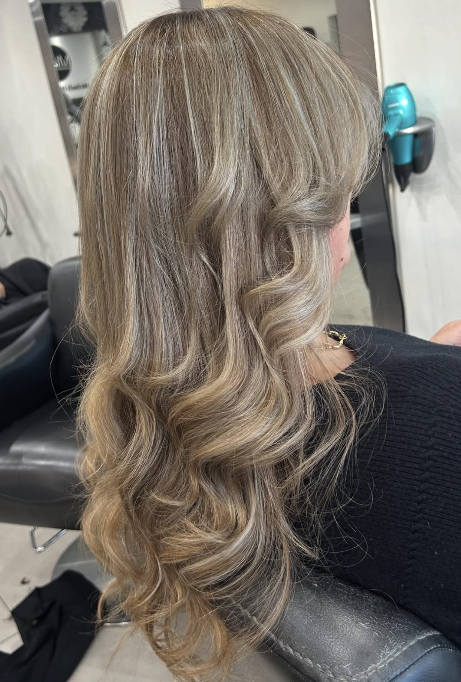 Dimensional blonde hair